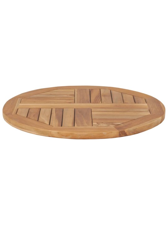 Galda virsma, 2,5 cm, 60 cm, apaļa, masīvs tīkkoks
