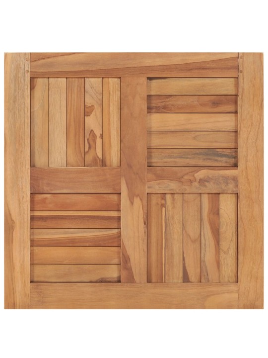 Galda virsma, 60x60x2,5 cm, masīvs tīkkoks
