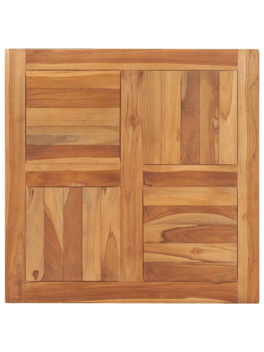 Galda virsma, 70x70x2,5 cm, masīvs tīkkoks