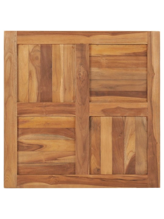 Galda virsma, 70x70x2,5 cm, masīvs tīkkoks