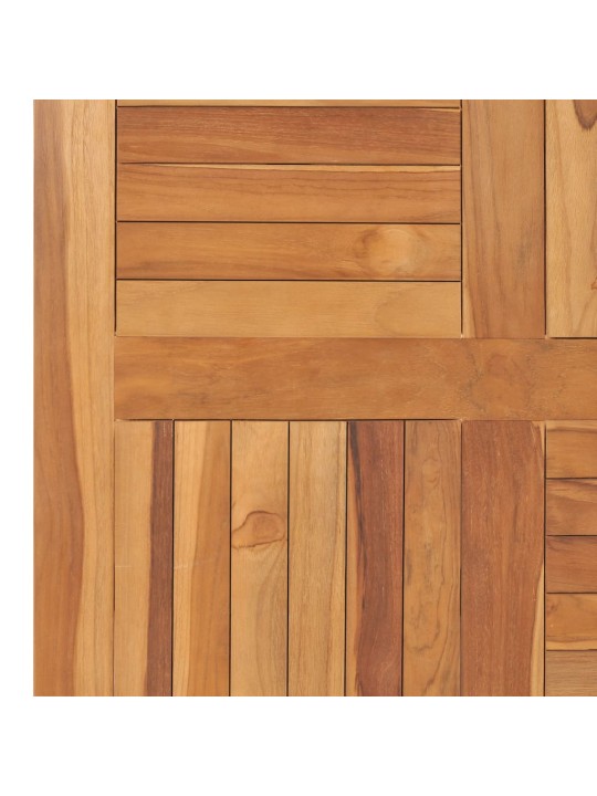 Galda virsma, 80x80x2,5 cm, kvadrāta forma, masīvs tīkkoks
