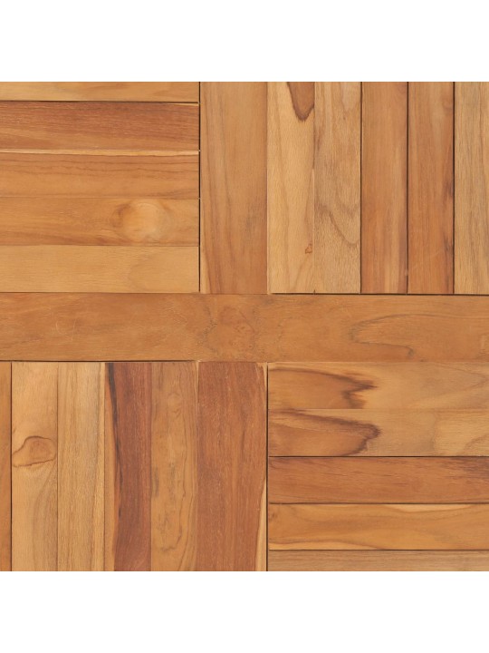 Galda virsma, 80x80x2,5 cm, kvadrāta forma, masīvs tīkkoks