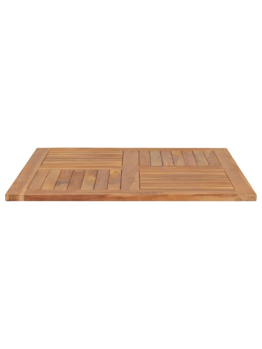 Galda virsma, 90x90x2,5 cm, kvadrāta forma, masīvs tīkkoks