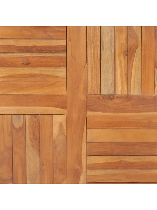Galda virsma, 90x90x2,5 cm, kvadrāta forma, masīvs tīkkoks