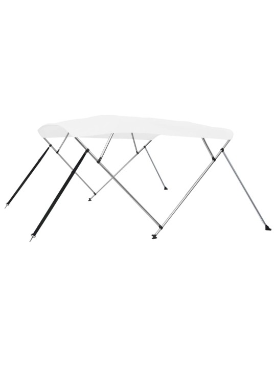 Četrloku motorlaivas jumts, balts, 243x210x137 cm