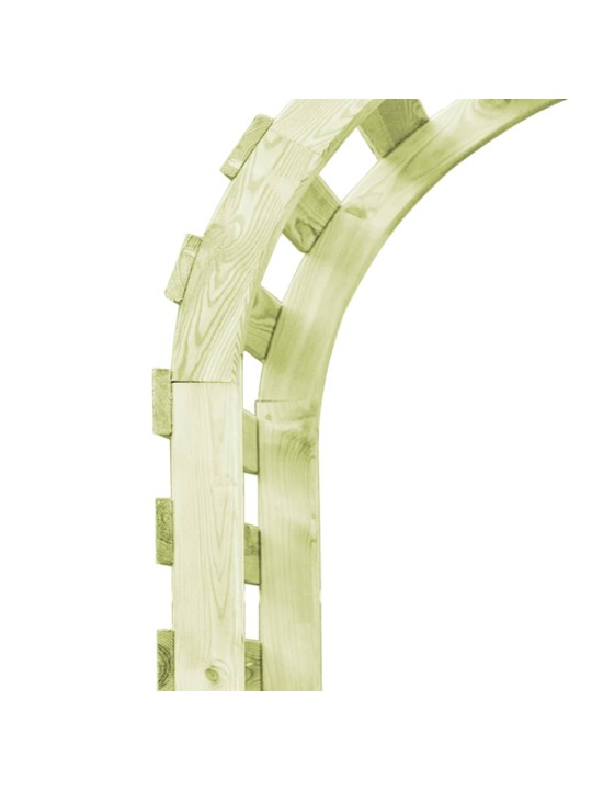 Dārza pergola, 130x60x230 cm, impregnēts priedes koks