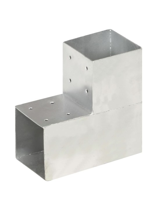 Stabu savienotājs, l forma, cinkots metāls, 101x101 mm