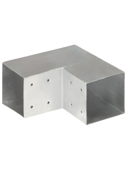 Stabu savienotājs, l forma, cinkots metāls, 101x101 mm