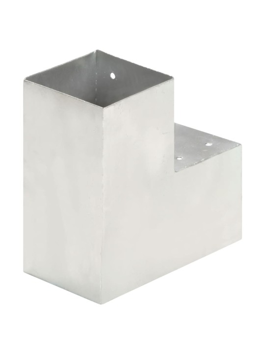 Stabu savienotājs, l forma, cinkots metāls, 101x101 mm