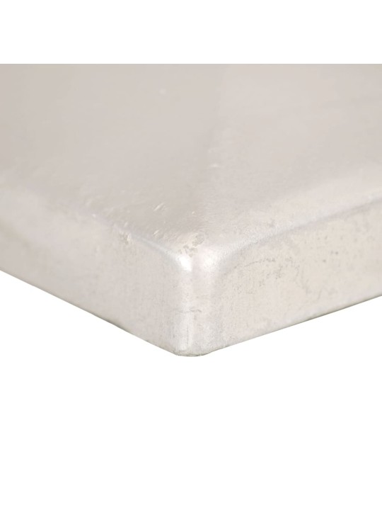 Stabu cepurītes, 6 gab., cinkots metāls, 71x71 mm