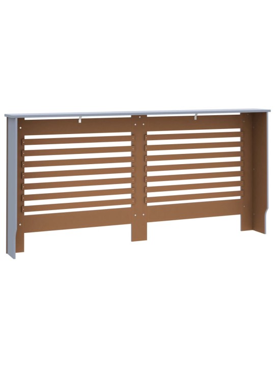 Radiatora pārsegs, antracītpelēks, 172x19x81,5 cm, mdf