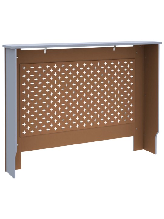 Radiatora pārsegs, antracītpelēks, 112x19x81,5 cm, mdf