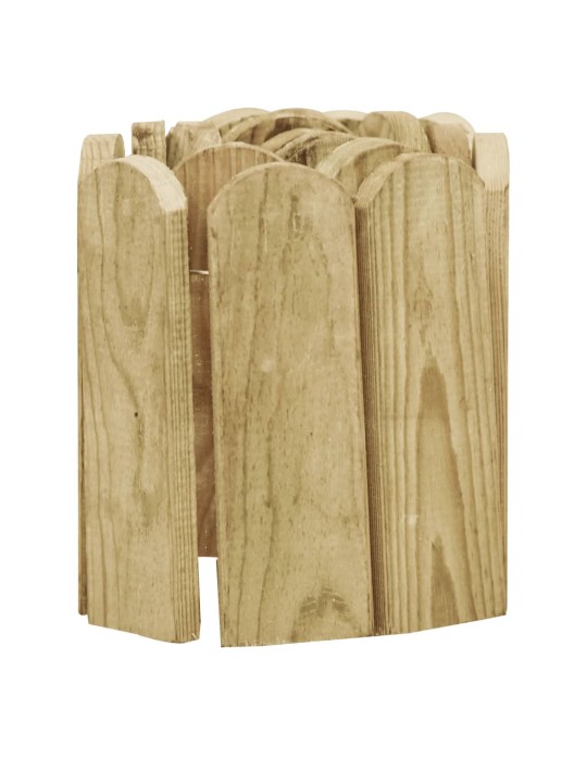 Dārza apmale, zaļa, 120 cm, impregnēts priedes koks