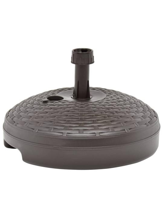 Saulessarga pamatne, brūna, 20 l, plastmasas rotangpalma