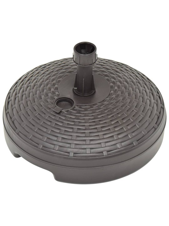 Saulessarga pamatne, brūna, 20 l, plastmasas rotangpalma