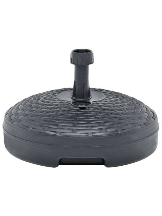 Saulessarga pamatne, pelēka, 20 l, plastmasas rotangpalma