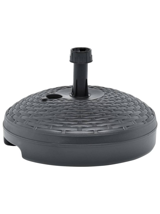 Saulessarga pamatne, pelēka, 20 l, plastmasas rotangpalma