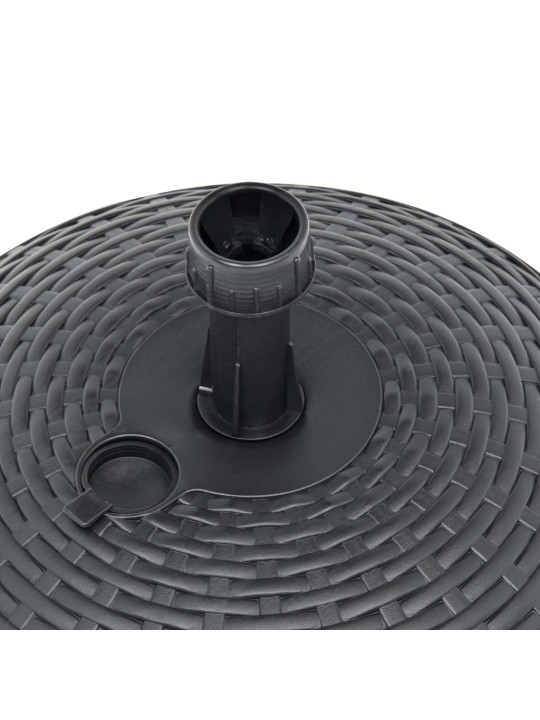 Saulessarga pamatne, pelēka, 20 l, plastmasas rotangpalma
