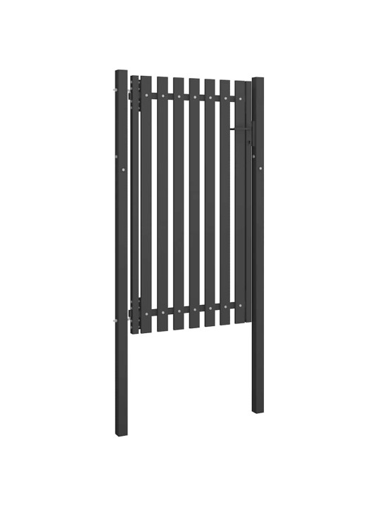 Žoga vārti, 1x2,25 m, tērauds, antracītpelēki