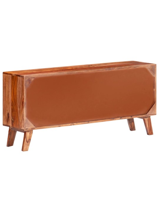 Kumode, pelēka, 120x30x55 cm, masīvkoks