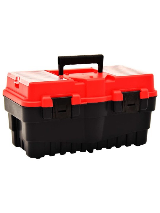 Instrumentu kaste plastmasas, 462x256x242 mm, sarkana