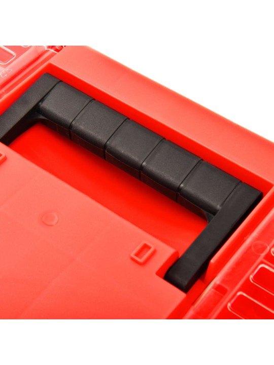 Instrumentu kaste plastmasas, 462x256x242 mm, sarkana