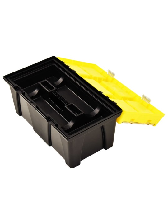 Instrumentu kaste plastmasas, 595x337x316 mm, dzeltena