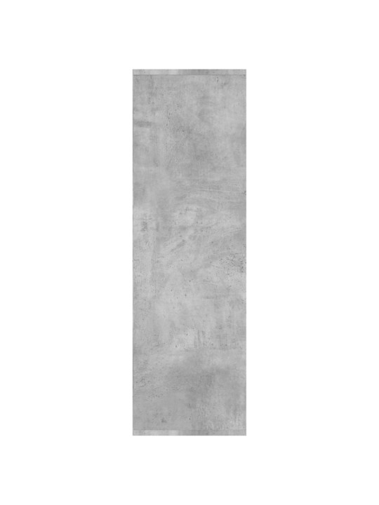 Grāmatu plaukts, betona pelēks, 98x30x98 cm, skaidu plāksne