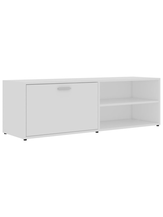 TV skapītis, balts, 120x34x37 cm, inženierijas koks