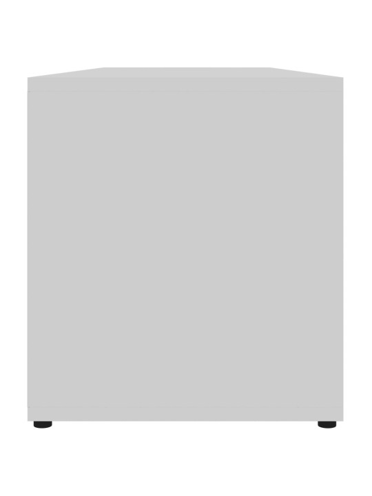 TV skapītis, balts, 120x34x37 cm, inženierijas koks