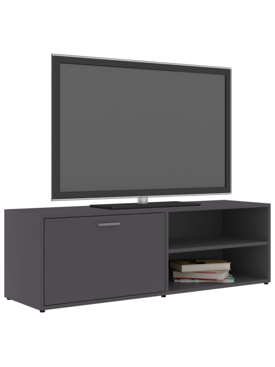 Tv skapītis, pelēks, 120x34x37 cm, inženierijas koks