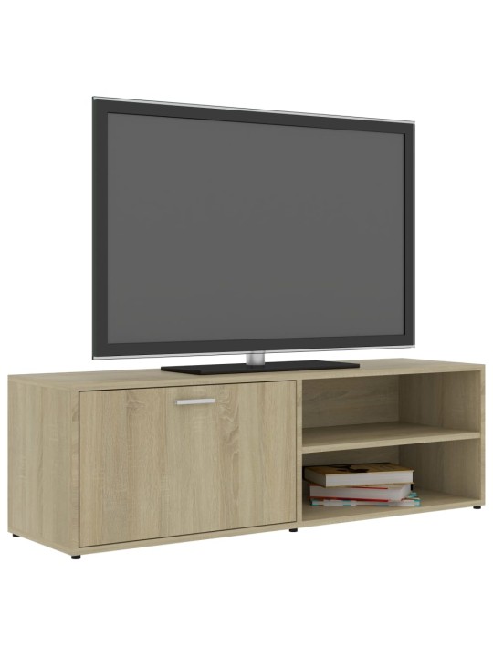 Tv skapītis, ozolkoka krāsa, 120x34x37 cm, inženierijas koks