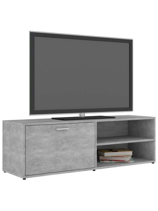 Tv skapītis, betonpelēks, 120x34x37 cm, inženierijas koks