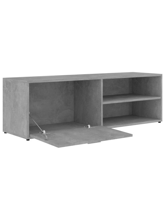 Tv skapītis, betonpelēks, 120x34x37 cm, inženierijas koks