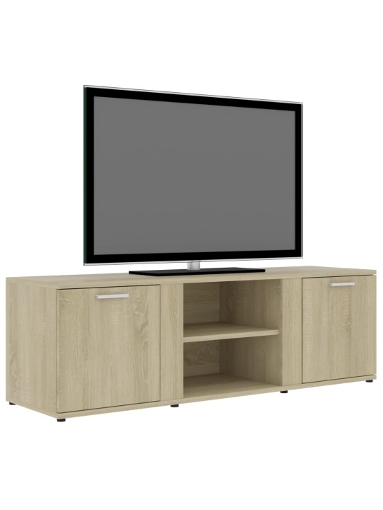 Tv skapītis, ozolkoka krāsa, 120x34x37 cm, inženierijas koks