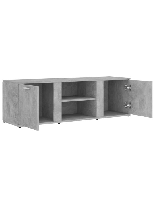 Tv skapītis, betonpelēks, 120x34x37 cm, inženierijas koks