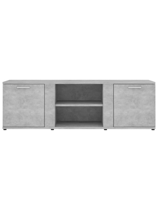 Tv skapītis, betonpelēks, 120x34x37 cm, inženierijas koks