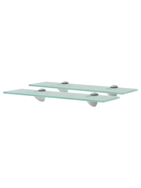 sienas plaukti, 2 gab., 40x10 cm, 8 mm, stikls