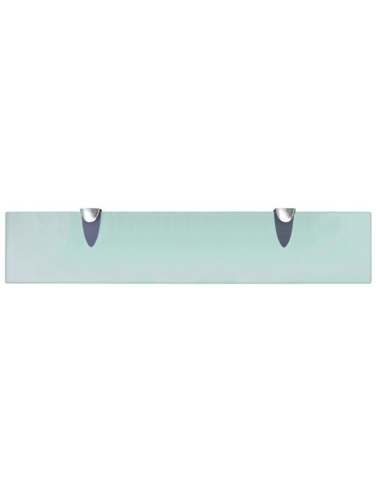 Sienas plaukti, 2 gab., 50x10 cm, 8 mm, stikls