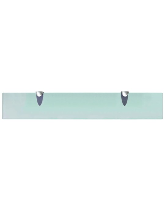 Sienas plaukti, 2 gab., 60x10 cm, 8 mm, stikls