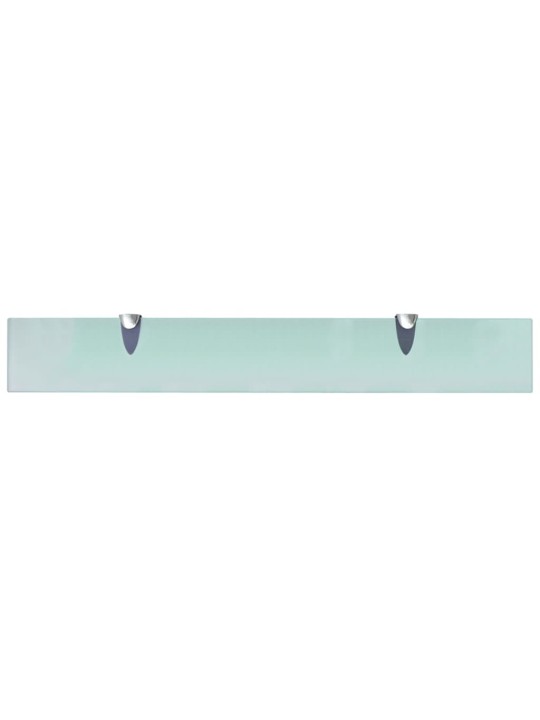 Sienas plaukti, 2 gab., 70x10 cm, 8 mm, stikls