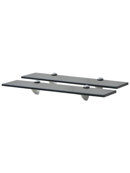 Sienas plaukti, 2 gab., 50x10 cm, 8 mm, stikls
