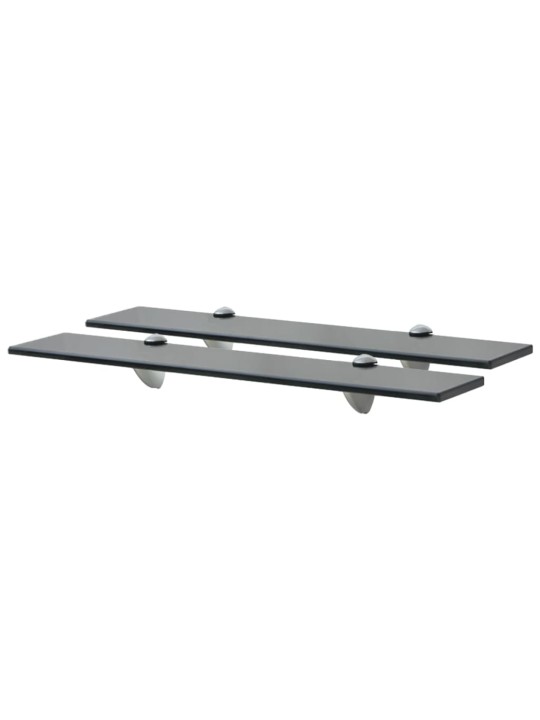 Sienas plaukti, 2 gab., 60x10 cm, 8 mm, stikls