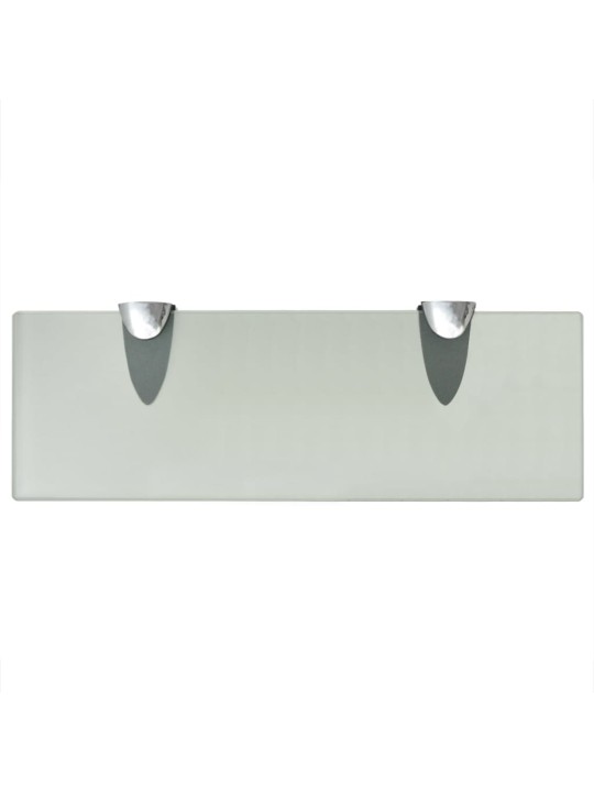 Sienas plaukti, 2 gab., 30x10 cm, 8 mm, stikls
