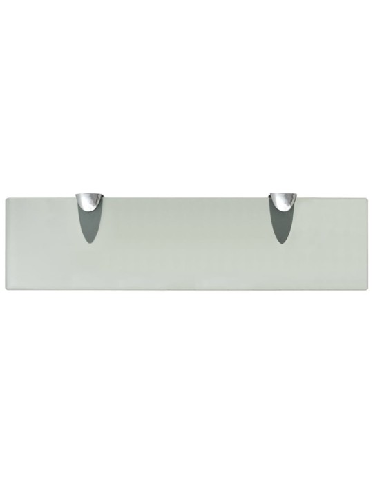 Sienas plaukti, 2 gab., 40x10 cm, 8 mm, stikls