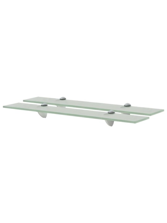 Sienas plaukti, 2 gab., 60x10 cm, 8 mm, stikls
