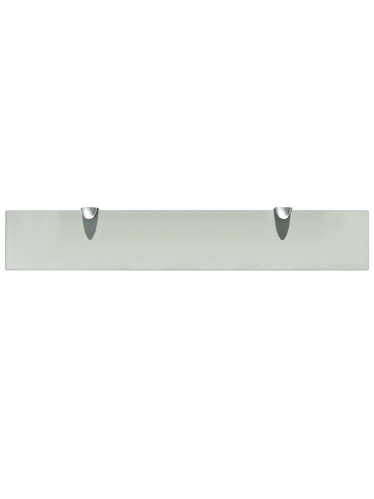 Sienas plaukti, 2 gab., 60x10 cm, 8 mm, stikls