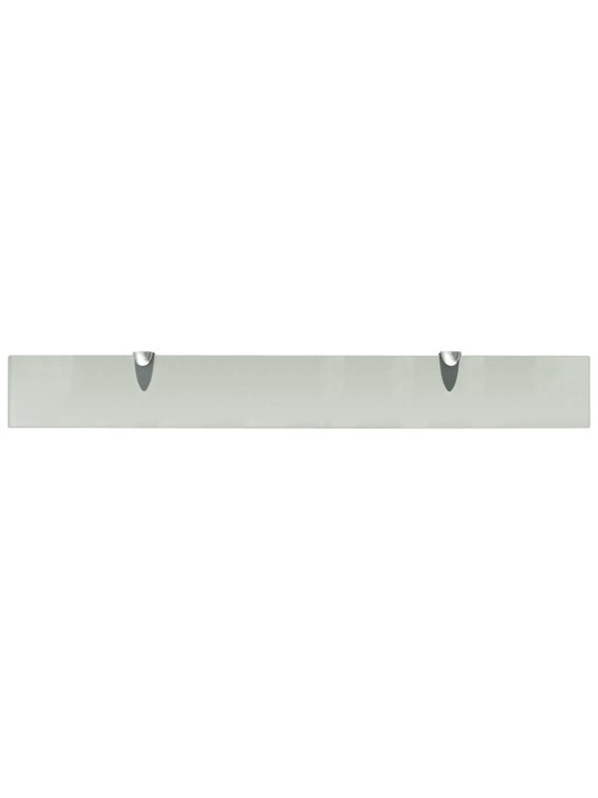 Sienas plaukti, 2 gab., 80x10 cm, 8 mm, stikls