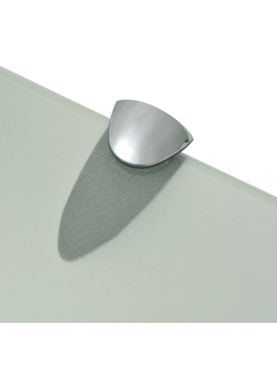 Sienas plaukti, 2 gab., 80x10 cm, 8 mm, stikls