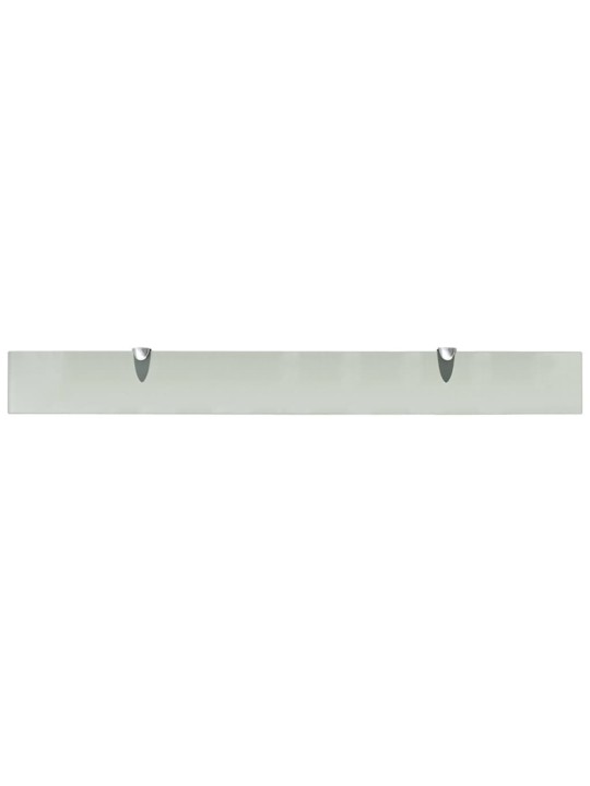 Sienas plaukti, 2 gab., 90x10 cm, 8 mm, stikls